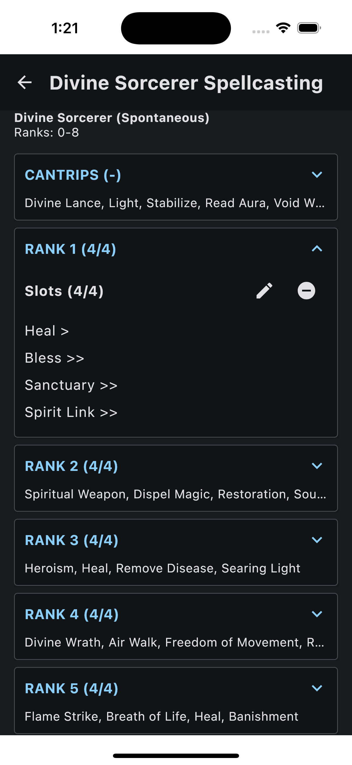 Divine Sorcerer Spellcasting